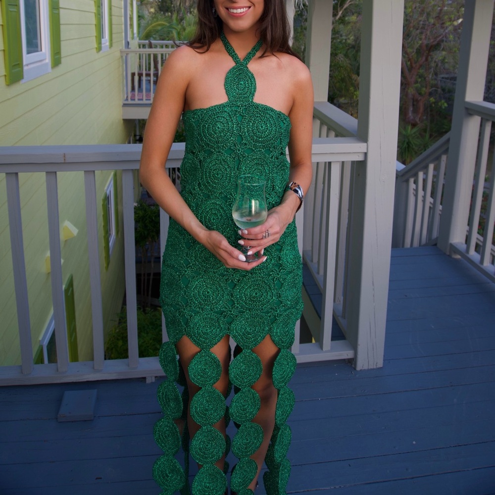 Simon Miller - Beep Bop Dress in Gummy Green - Size Medium